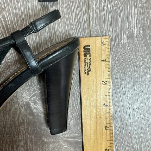 NWOT Seychelles Black Leather Slingback Pumps Heels 7.5 - Picture 11 of 16